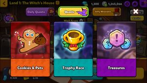 Quest main menu