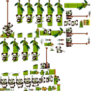 As obstacles in Peach Cookie's Trial (and disguised as pandas)