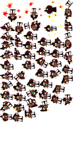 Pirate Cookie's sprite sheet for Halloween.