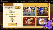 Guiding Quests screen
