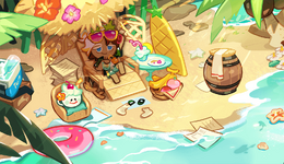 Sunburnt Surfer Gacha Illustration