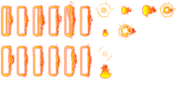 Race Flame Button effect sprite sheet.