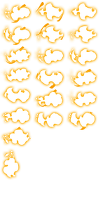 Skill effect sprite sheet