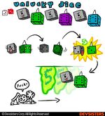 Concept Art of "Unlucky Dice"[1]