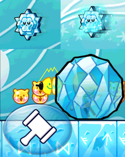 Obstacles in Tower of Frozen Waves