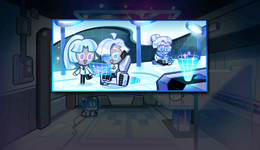 Cutscene art with Xylitol Purple Cookie, Xylitol Grey Cookie, and XyL-Dog