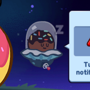Screenshot of Space Mini Ball asleep.
