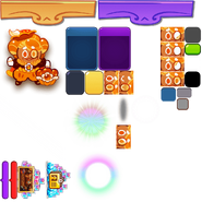 Spritesheet for the Expedition Shop, containing Pumpkin Cookie's sprites.