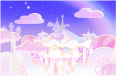 Cream Unicorn Cookie's Trial Background (Simple)