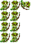 Wind Archer Cookie's Guardian of the Millennial Tree stand sprite sheet.