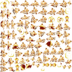Vampire Cookie's Insouciant King sprite sheet.