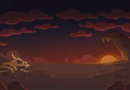 Background, used when viewing the land from the selection menu.