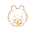 Cream Ferret Cookie