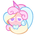 Cream Unicorn Cookie