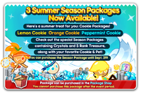 Summer Season Package Newsletter