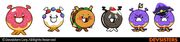 Space doughnut costume designs