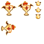 Vampire Cookie's Insouciant King jelly sprite sheet.