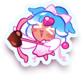 Gacha Illustration Asset ( Blue Slushy Cookie)