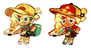 Pizza cookie designs comparison