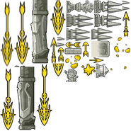 Angel Cookie's Trial Assets. Note that some of these obstacles are only used in the Champions League version of this area.