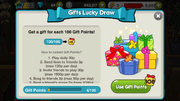 Gifts Lucky Draw Page