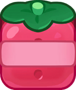 Strawberry Popping Candy that takes 2 hits to remove
