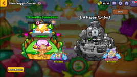 Giant veggie contest event