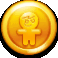 A coin.