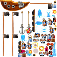 Captain Ice Cookie's Trial's obstacles.