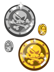 Pirate coins example