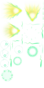 Lemon Cookie's Electricity Shield sprite sheet (part 1)