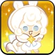 Cream Ferret Cookie