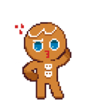 Gingerbrave curious pixel