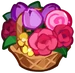 Craft lollipop flower basket