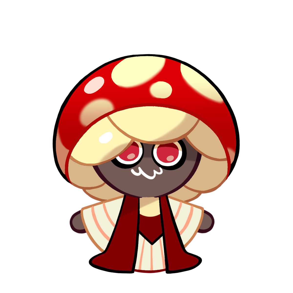 Poison mushroom cookie