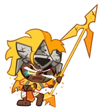 Golden cheese wingless exhausted