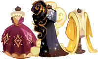 Cocoa Cookie, Cheesecake Cookie, and Sparkling Cookie's Epic+ Costume indicators
