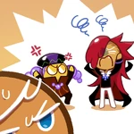 Promotional Image from GingerBrave's Twitter with Alchemist Cookie and GingerBrave