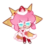 Strawberry crepe annoyed