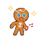 Gingerbrave admire pixel
