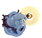 CottonCookieFrozenTitleAnim.gif (7.5 MB) The Frost Witch and the Lantern in the Snow Title Animation