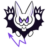 Bat-Cat's wings acting as arms with paws