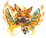 Awakened golden cheese happy