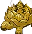 Golden Incense Turtle