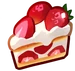 Craft strawberry cake