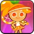 Cookie orange card