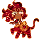 Nutmeg tiger annoyed