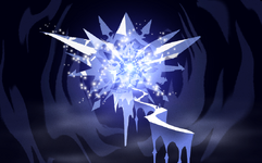 Lantern in the Snow Cutscene Art with Frost Queen Cookie