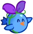 Bluebrry Bird happy