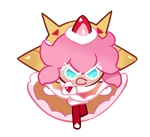 Strawberry crepe angry